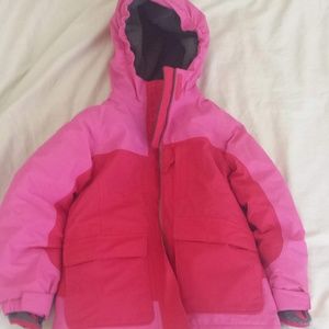 Girl's Pink Land's End Squall Winter Coat
